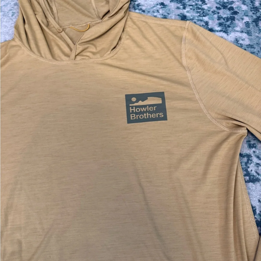 Howler Brothers Mustard Hoodie Sunshirt - Large - Picture 2 of 4